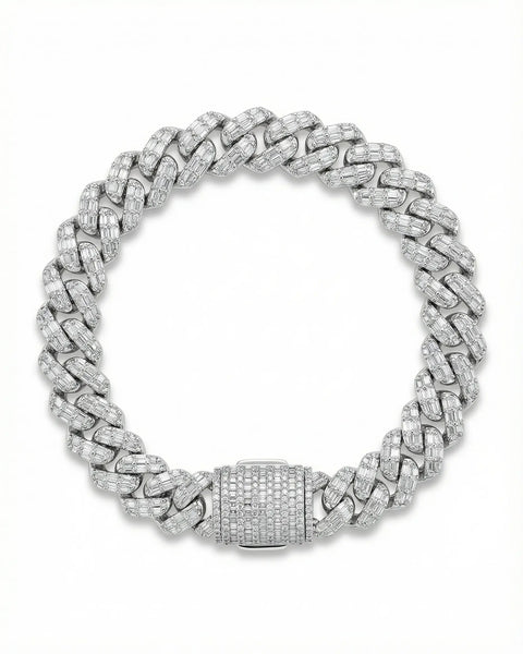 Nocta Vince Serrata Baguette Bracelet - 12MM