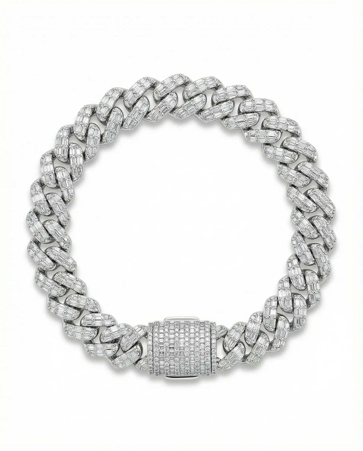 Nocta Vince Serrata Baguette Bracelet - 12MM