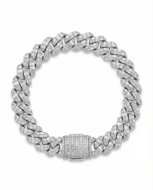 Nocta Vince Serrata Baguette Bracelet - 12MM