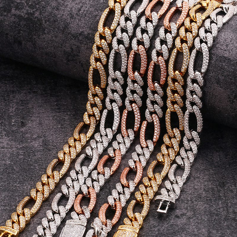 Nocta Vince Iced Figaro-Style Chain