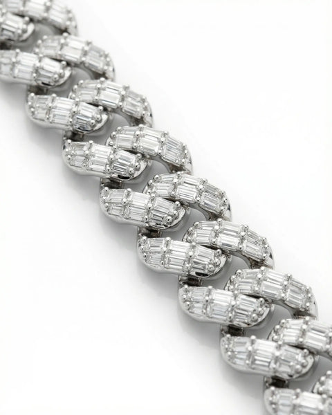 Nocta Vince Serrata Baguette Bracelet - 12MM