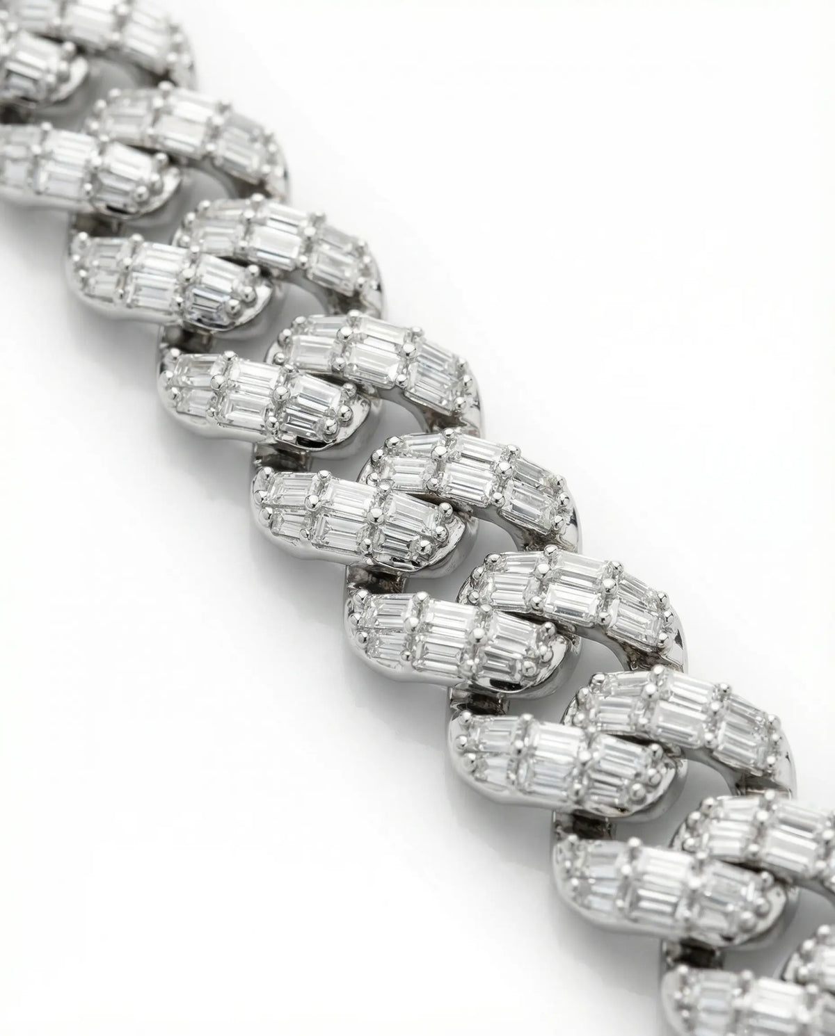 Nocta Vince Serrata Baguette Bracelet - 12MM