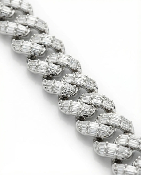 Nocta Vince Serrata Baguette Bracelet - 12MM