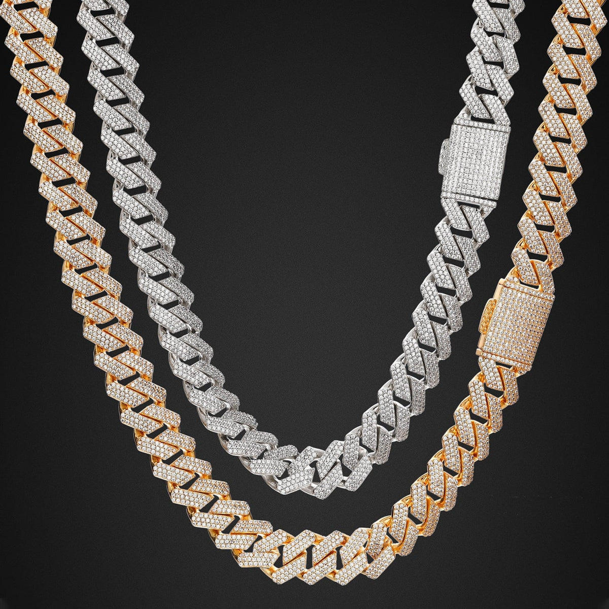 Nocta Vince Plano Pavé 20MM Cuban Chain