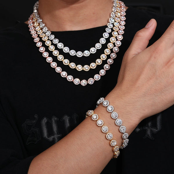 Nocta Vince Bezel-Set Centers Chain