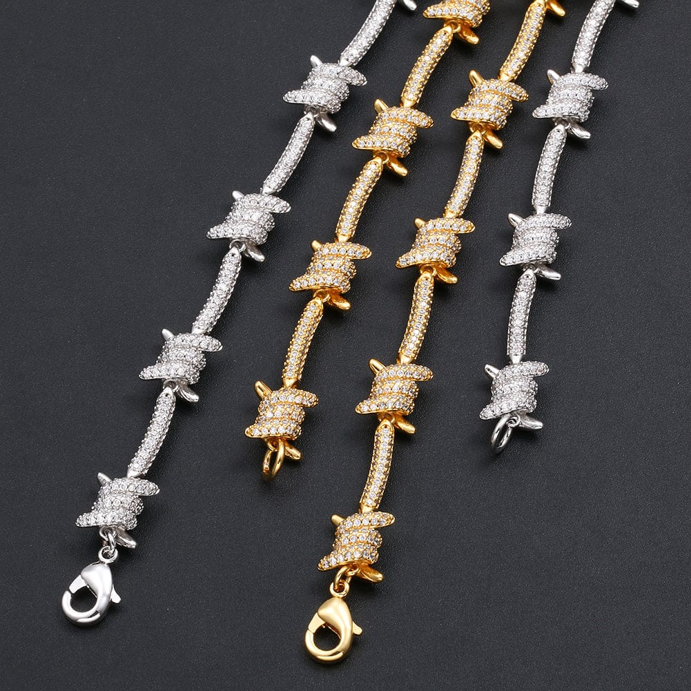 Nocta Vince Knotted-Bar Tennis Chain