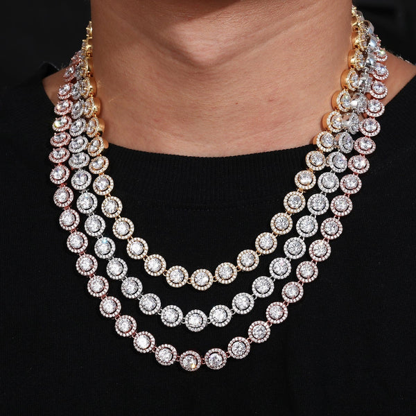 Nocta Vince Bezel-Set Centers Chain