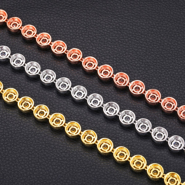 Nocta Vince Bezel-Set Centers Chain