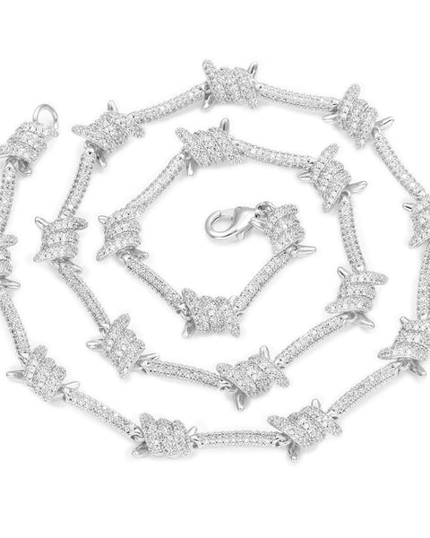 Nocta Vince Knotted-Bar Tennis Chain