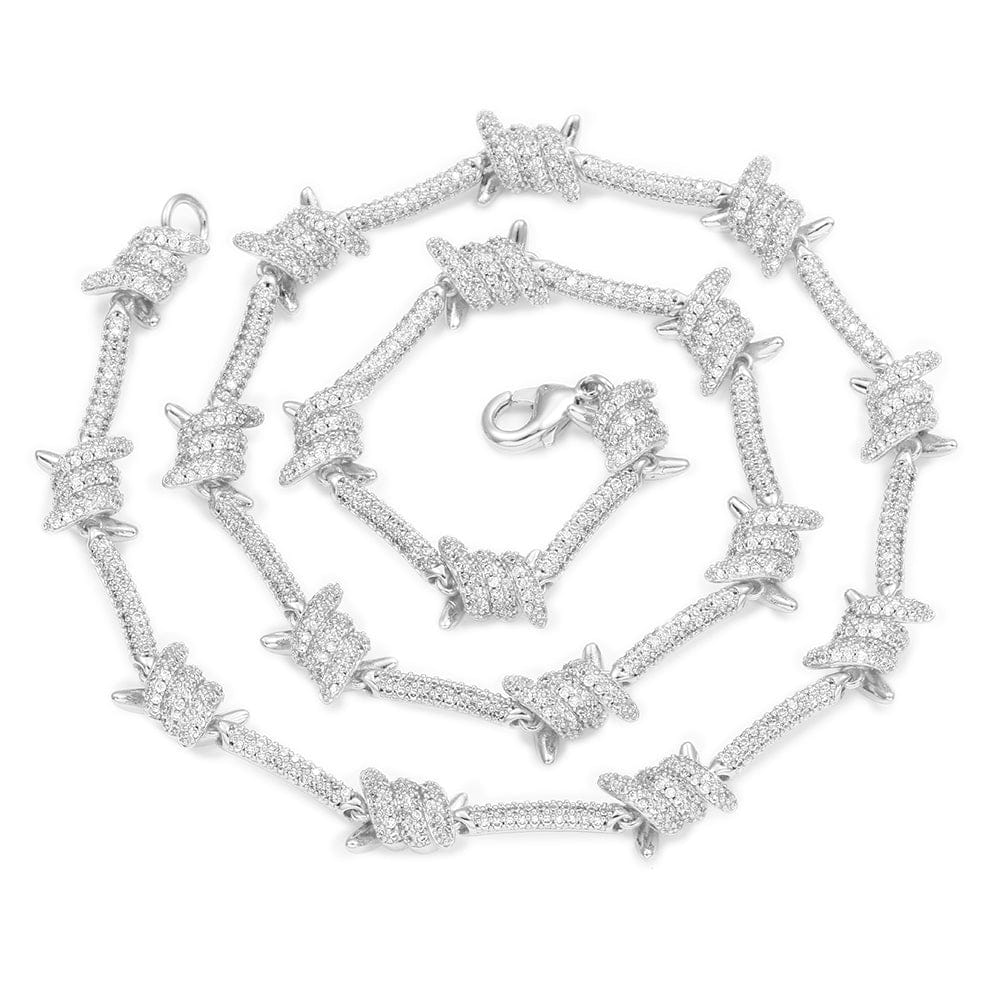 Nocta Vince Knotted-Bar Tennis Chain