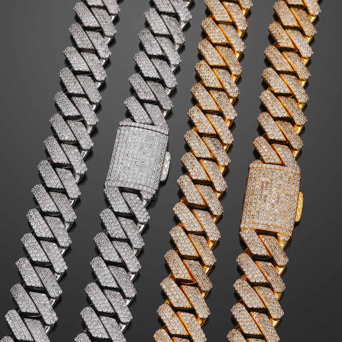 Nocta Vince Plano Pavé 20MM Cuban Chain