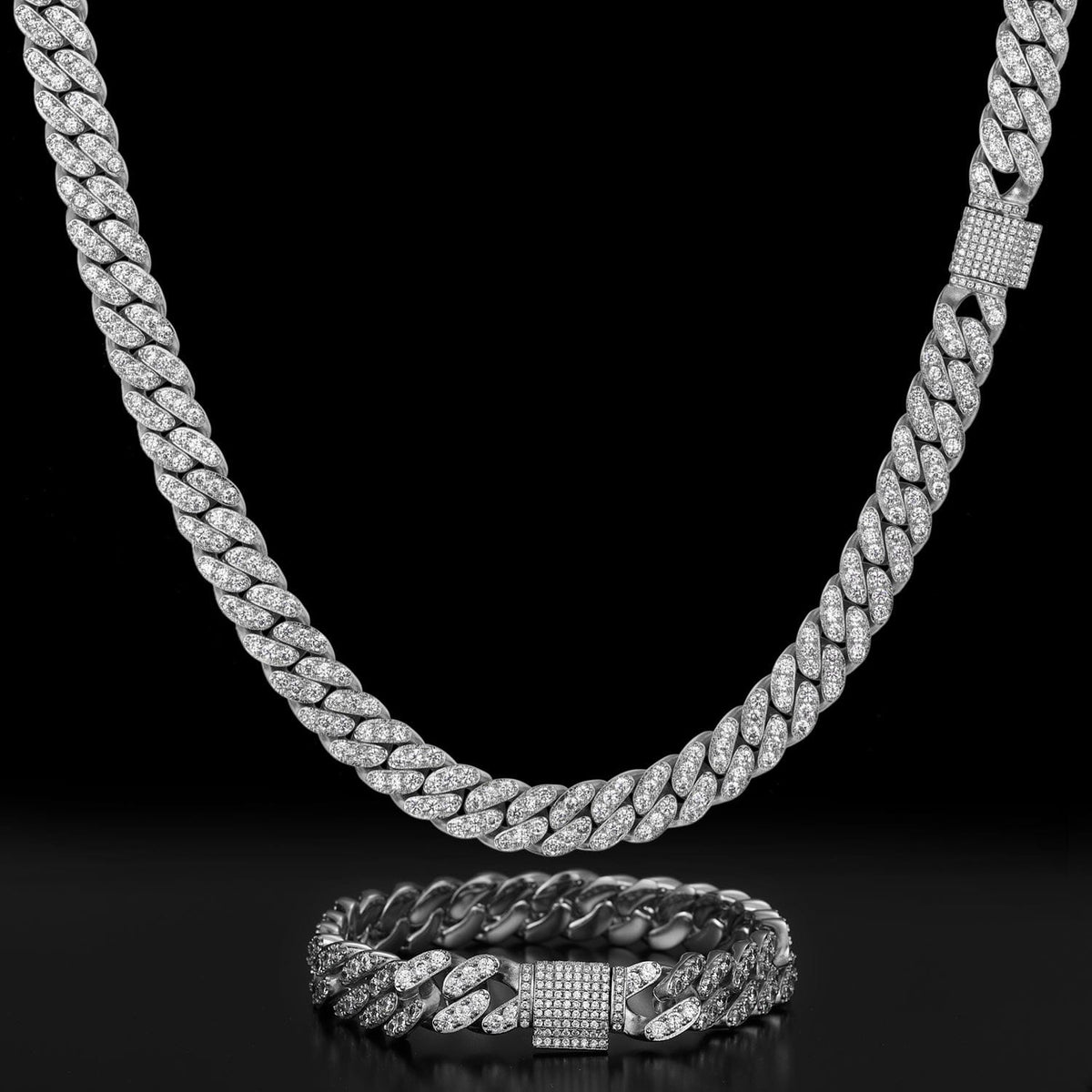 Nocta Vince Rounded Stone Cuban Chain