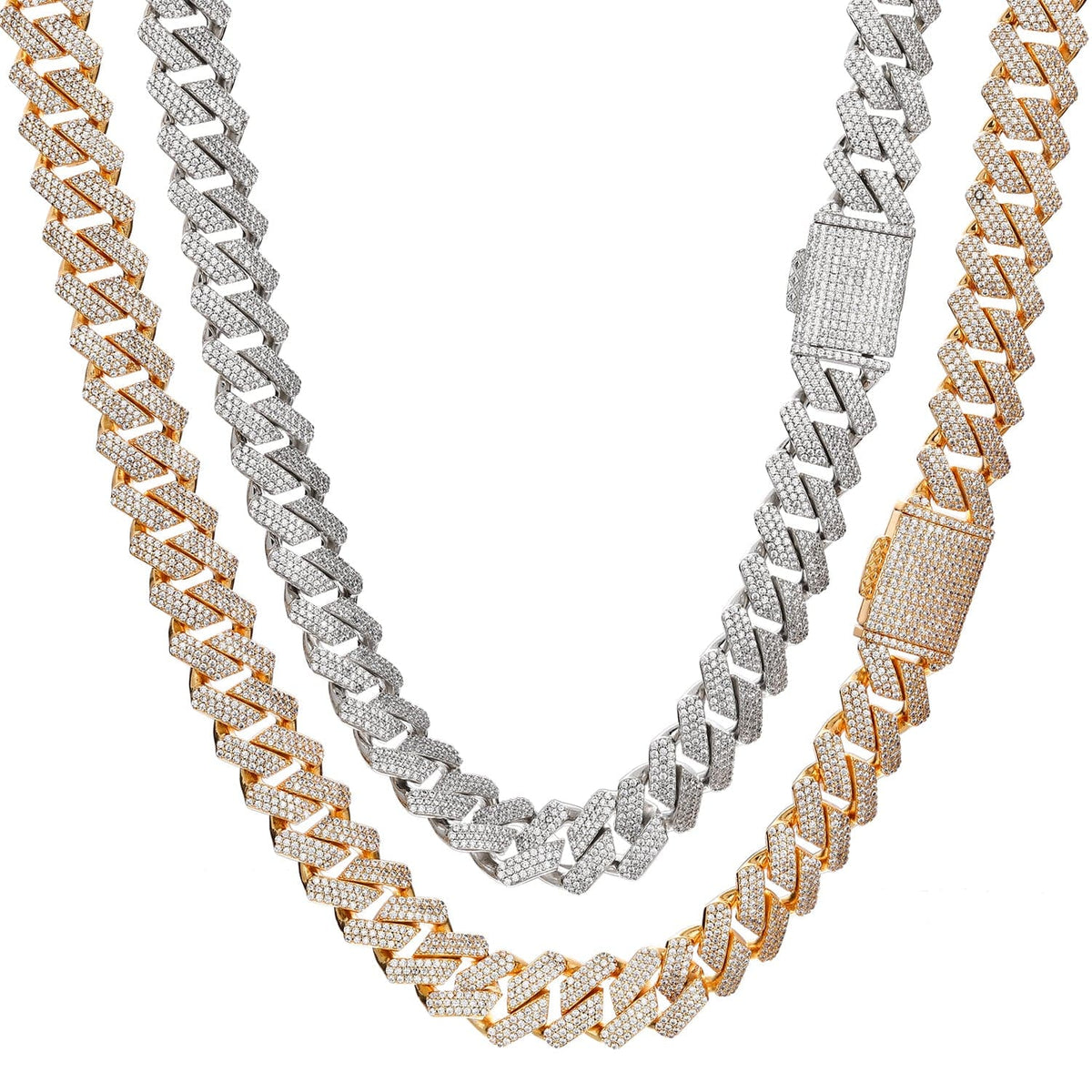 Nocta Vince Plano Pavé 20MM Cuban Chain