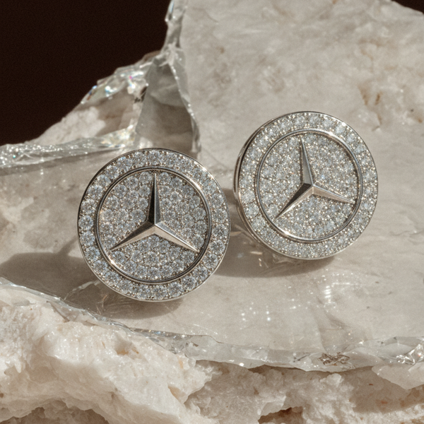 Nocta Vince Mercedes-Benz 12MM VVS Moissanite Earrings
