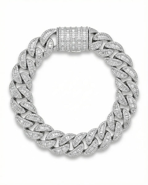 Nocta Vince Braided Baguette Bracelet - 18MM
