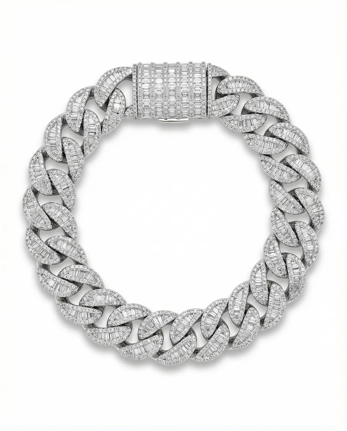 Nocta Vince Braided Baguette Bracelet - 18MM