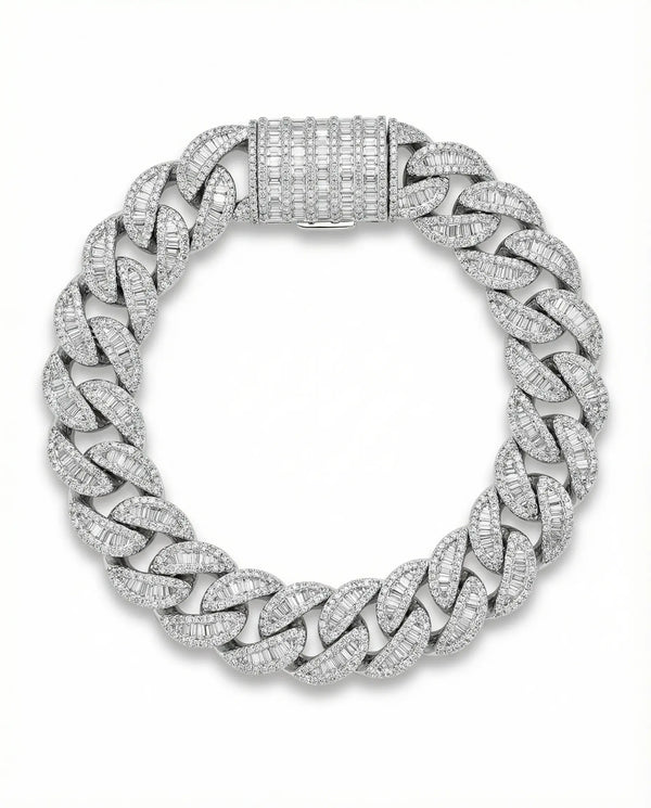 Nocta Vince Braided Baguette Bracelet - 18MM