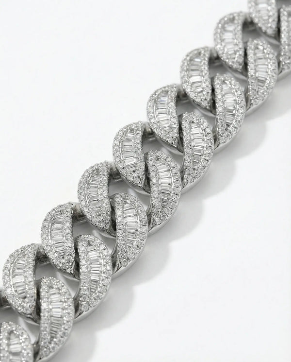 Nocta Vince Braided Baguette Bracelet - 18MM