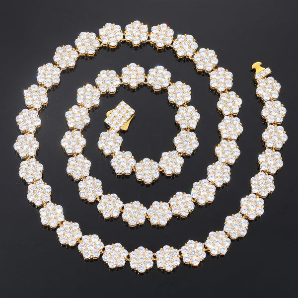 Nocta Vince Floral Cluster Chain