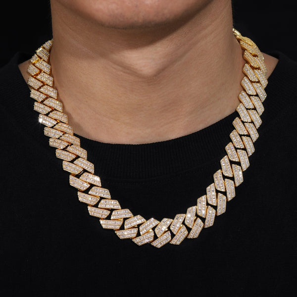 Nocta Vince Tessera 20MM Baguette Cuban Chain