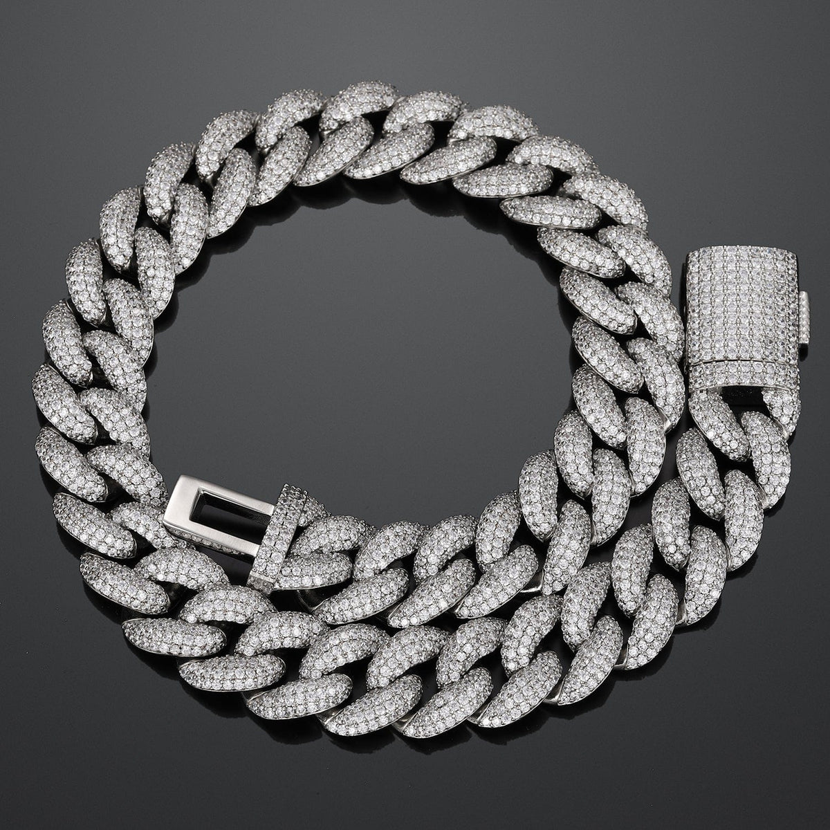 Nocta Vince Fluorite Pavé Cuban Chain