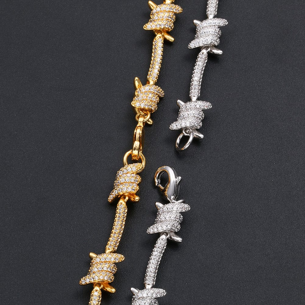 Nocta Vince Knotted-Bar Tennis Chain