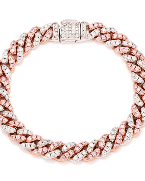 Nocta Vince Iced Two-Tone Bracelet