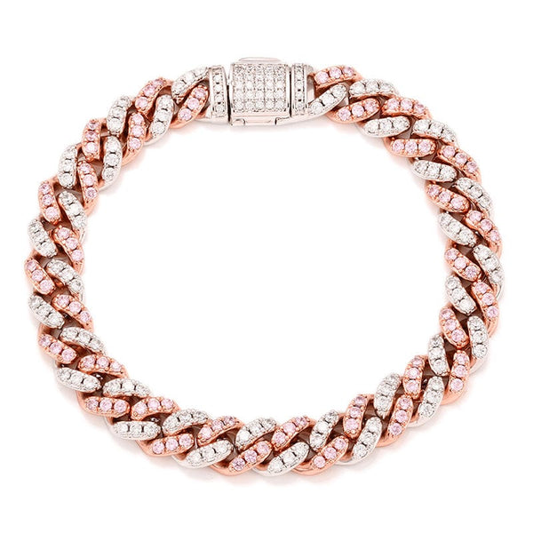 Nocta Vince Iced Two-Tone Bracelet