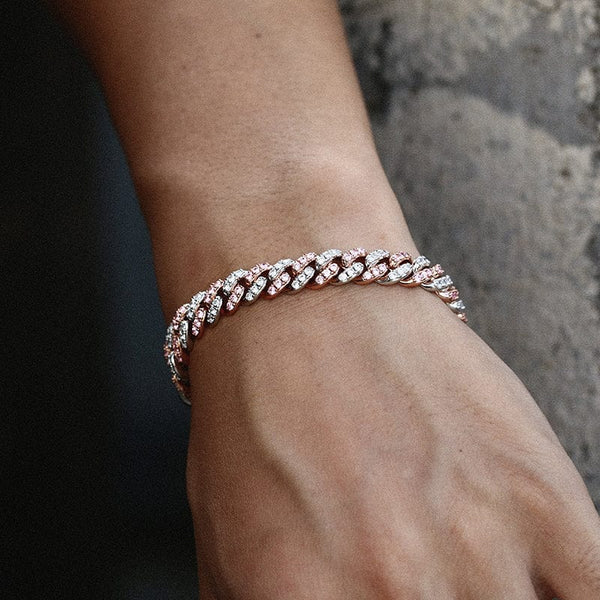 Nocta Vince Iced Two-Tone Bracelet