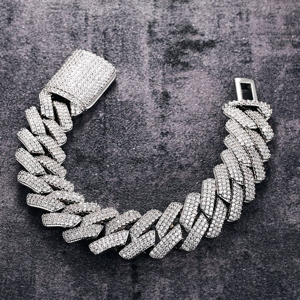 Nocta Vince Crestfall Pavé Link Bracelet