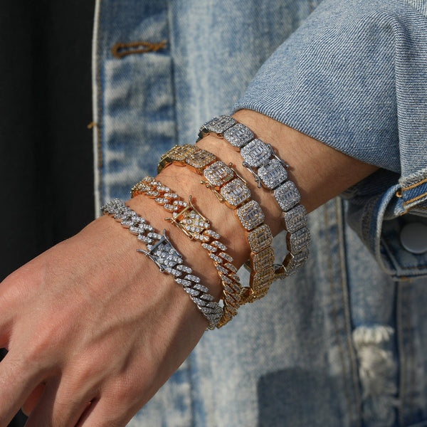 Nocta Vince Rounded Stone Cuban Bracelet