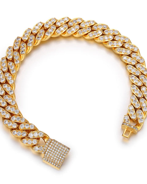 Nocta Vince Rounded Stone Cuban Bracelet