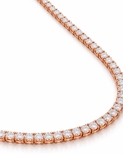 Nocta Vince 4 Prong Round-Cut Tennis Chain