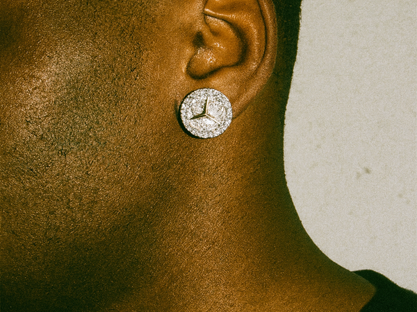 Mercedes-Benz 12MM VVS Moissanite Earrings