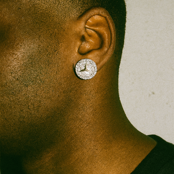 Mercedes-Benz 12MM VVS Moissanite Earrings