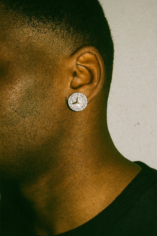 Mercedes-Benz 12MM VVS Moissanite Earrings