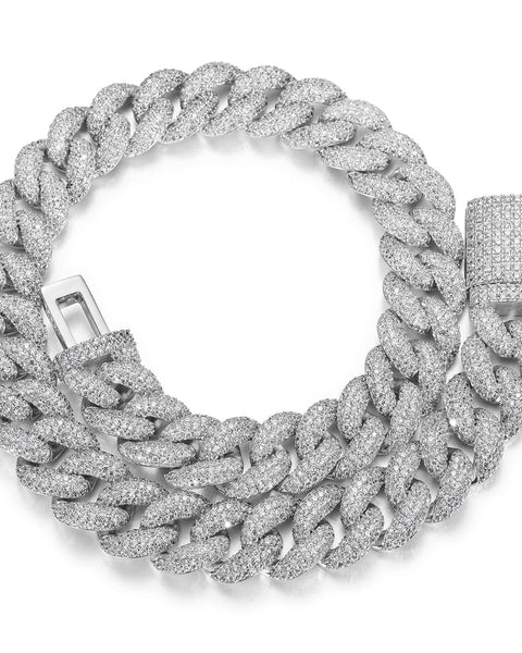 Nocta Vince Fluorite Pavé Cuban Chain