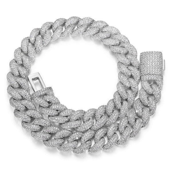 Nocta Vince Fluorite Pavé Cuban Chain