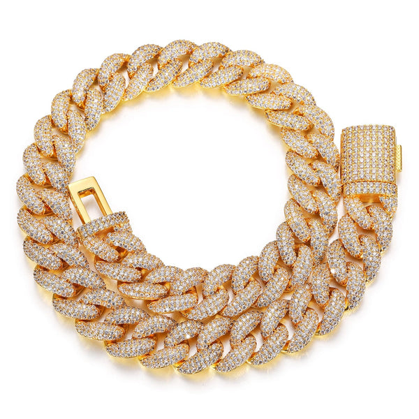 Nocta Vince Fluorite Pavé Cuban Chain