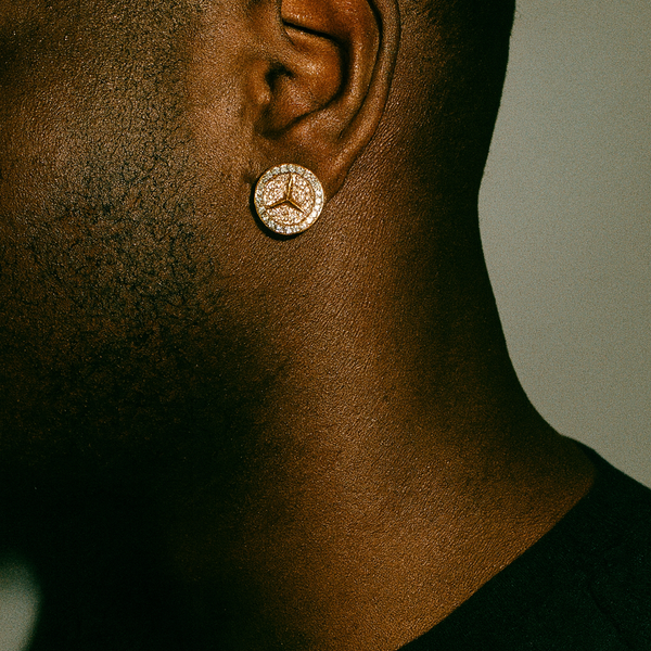 Mercedes-Benz 12MM VVS Moissanite Earrings