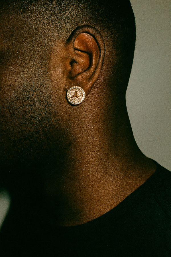 Mercedes-Benz 12MM VVS Moissanite Earrings