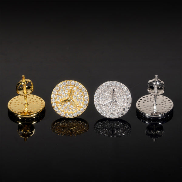 Nocta Vince Mercedes-Benz 12MM VVS Moissanite Earrings